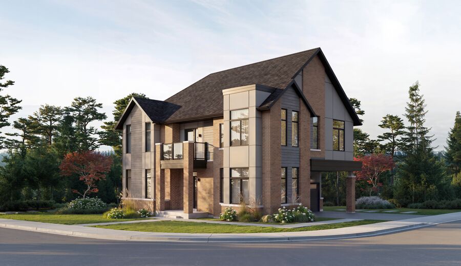 The Starling 40 foot single corner elevation